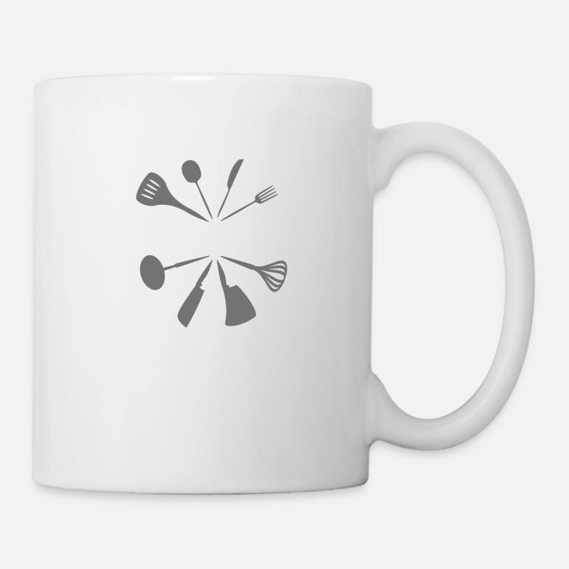 Ici c'est moi le chef - Mug blanc - blanc