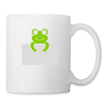 Present text Comic Frog - Mug - white - Right