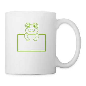 Shield show comic frog - Mug - white - Right