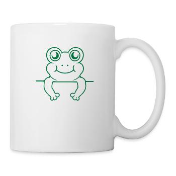 Wall Frog Shield Comic - Mug - white - Right