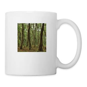 The lonely green woods - Tasse - Weiß - Rechts