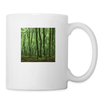 lonely green woods - Tasse - Weiß - Rechts
