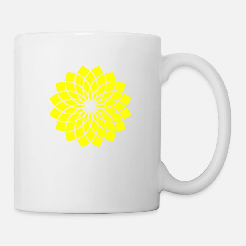 Lotus solaire - Mug blanc - blanc