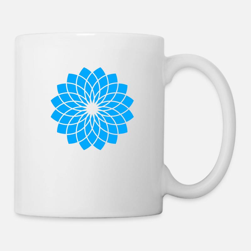Blue Lotus - Tasse - Weiß