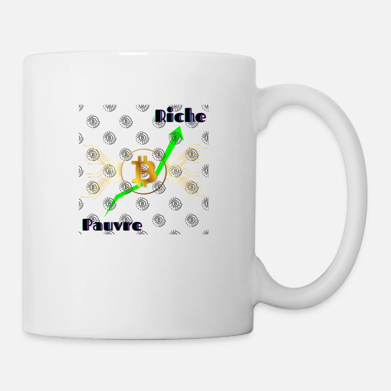 arme Reiche - Tasse - Weiß