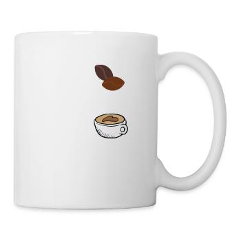 Eat Sleep Drink Coffe Repeat - Mug - white - Right