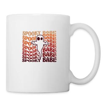 Halloween PNG Spooky babe - Mug - white - Right