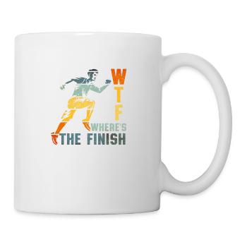 WTF Where's the Finish - Mug - white - Right