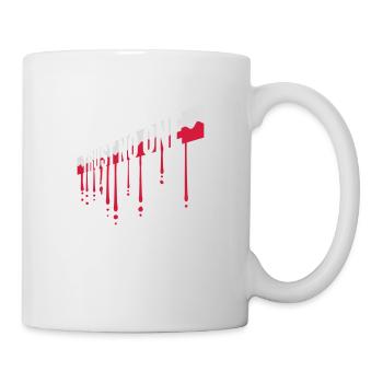 trust no one Zitat - Tasse - Weiß - Rechts