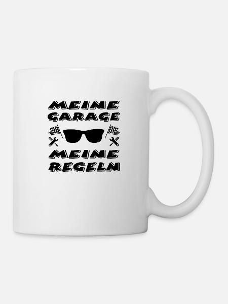 Garage - Tasse - Weiß