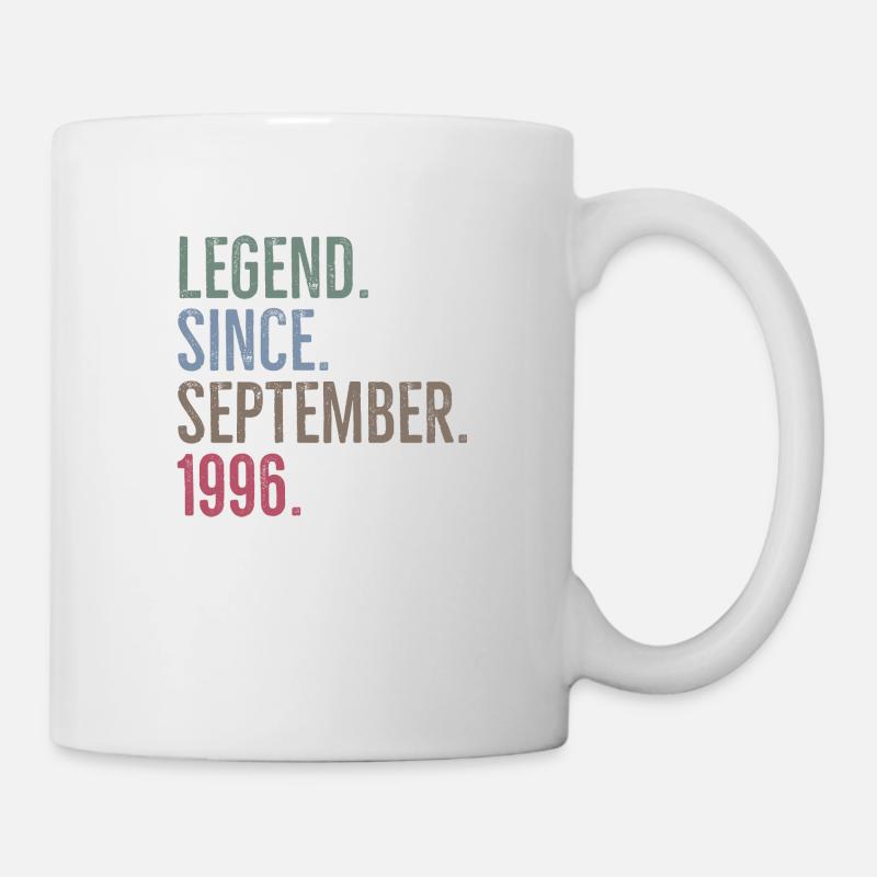 Légende depuis septembre 1996 - Mug blanc - blanc
