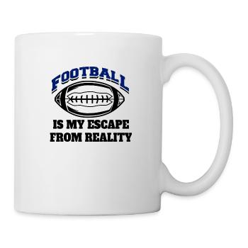 American Football Coach Football Fan - Mug - white - Right