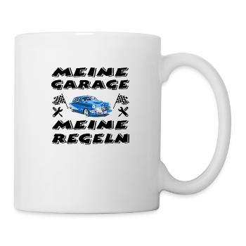 Garage - Tasse - Weiß - Rechts