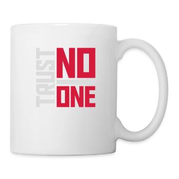 ne faites confiance à personne pour ne citer - Mug blanc - blanc - Droite