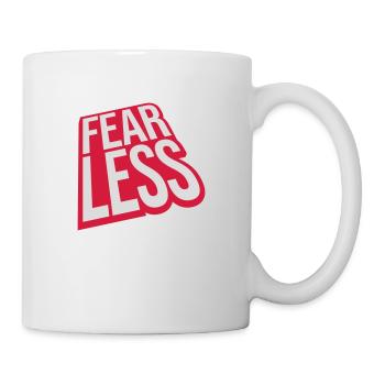 fearless Text Quote Design - Mug - white - Right