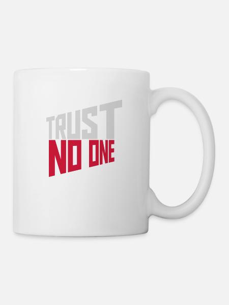 ne faites confiance à personne pour ne citer - Mug blanc - blanc