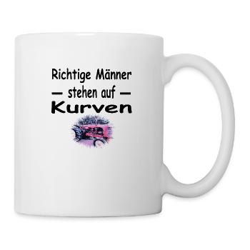 Traktor - Tasse - Weiß - Rechts