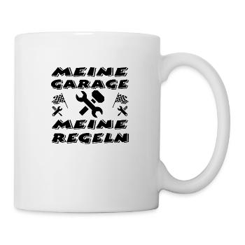 Garage - Tasse - Weiß - Rechts