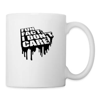 I don't care fact - Mug - white - Right