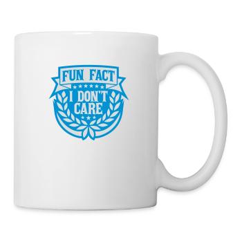 I don't care fact - Mug - white - Right