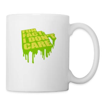 I don't care fact - Mug - white - Right