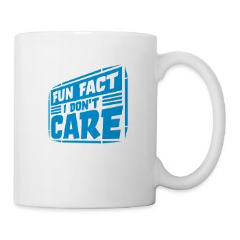 I don't care fact - Mug - white - Right
