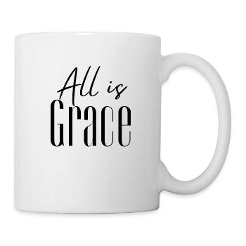 Alles ist Gnade - Röm/3:23 - Tasse - Weiß - Rechts