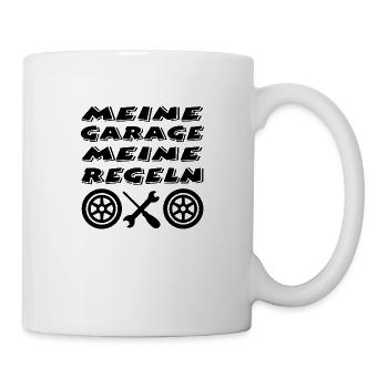 Garage - Tasse - Weiß - Rechts