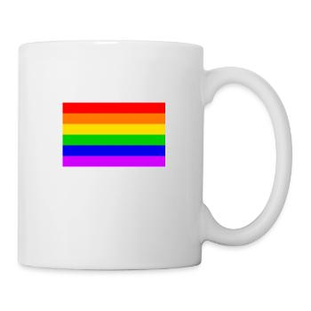 Gay Rainbow Transgender Rainbow Flag - Mug - white - Right