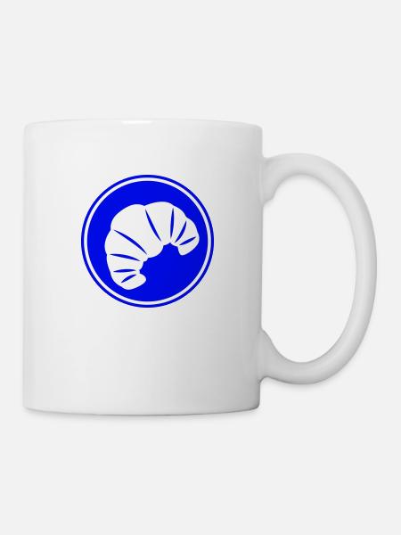 Croissant Symbol - Tasse - Weiß
