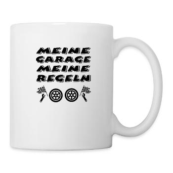 Garage - Tasse - Weiß - Rechts