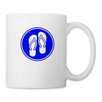 Flip-flops icon - Mug - white - Right