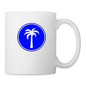 palme symbol - Tasse - Weiß - Rechts