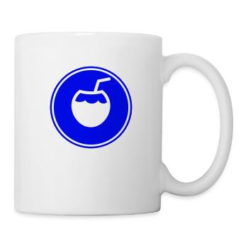 Icône de l’icône de la noix de - Mug blanc - blanc - Droite