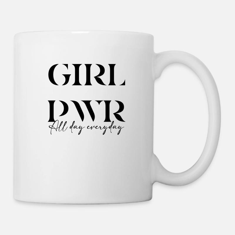 Girl power - Mug - white