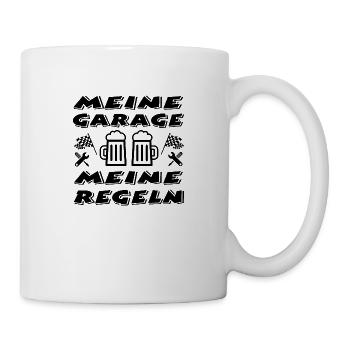 Garage - Tasse - Weiß - Rechts