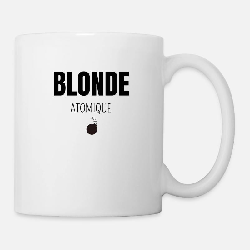 Blonde atomique - Mug blanc - blanc