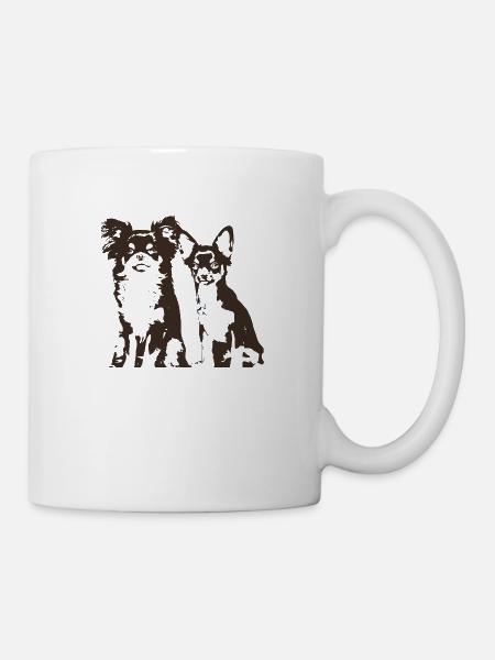 chihuahua baby - Tasse - Weiß