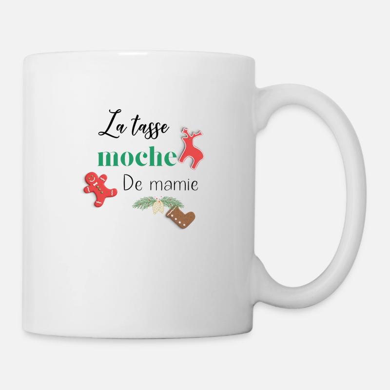 La tasse moche de mamie - Mug blanc - blanc