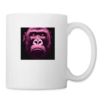 The Sad Monkey - Portrait d’animaux Style Pop Art - Mug blanc - blanc - Droite