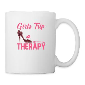 6 Girls Trip cheaper than therapy - Mug - white - Right