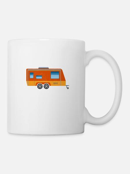 Happy Camper - Mug blanc - blanc