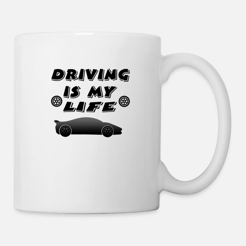 Auto - Tasse - Weiß