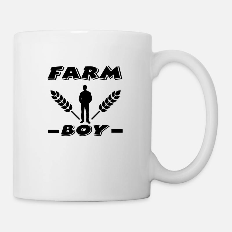 Bauernhof - Tasse - Weiß