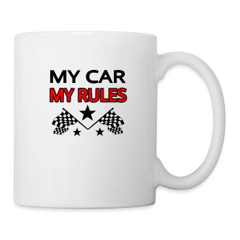 Auto - Tasse - Weiß - Rechts