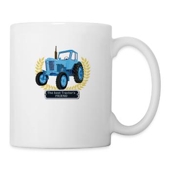 Der beste Traktorfreund - Tasse - Weiß - Rechts