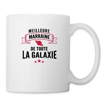 meilleure marraine - Mug blanc - blanc - Droite