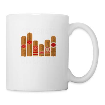 Cigar Celebrate Diversity - passion cigar - Mug - white - Right