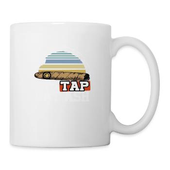 Gotta Tap Dat Ash - a passion for cigars - Mug blanc - blanc - Droite