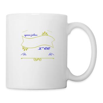 birthday gift jokes telescope funny quote - Tasse - Weiß - Rechts